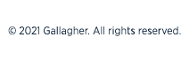 © 2021 Gallagher. All rights reserved.