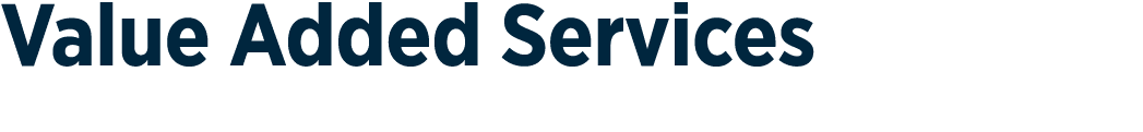 Value Added Services