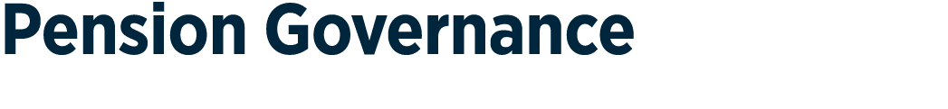Pension Governance